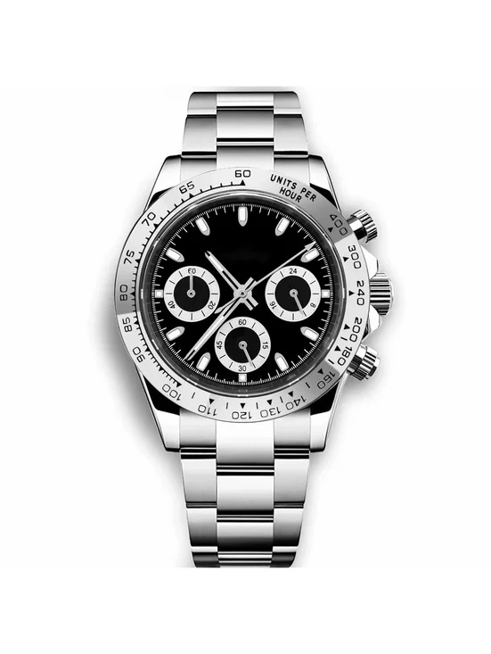 Men's Stainless Steel Mechanical Watch with Sapphire Crystal stock 182