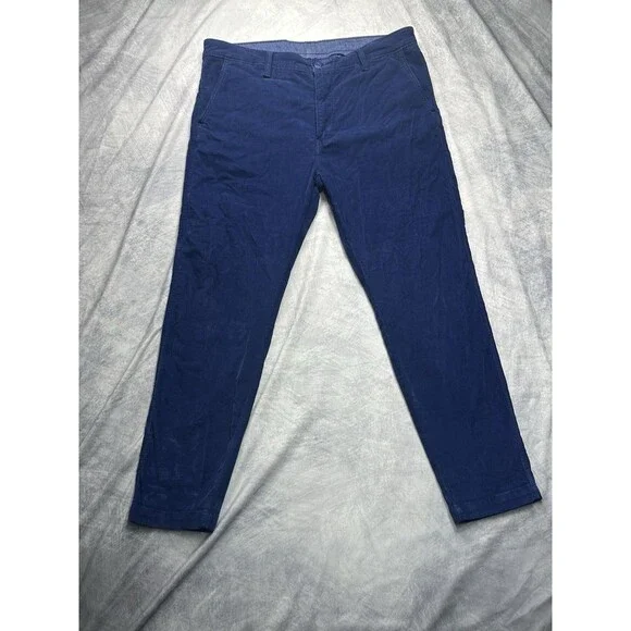 Levi’s Chino Corduroy Pants Mens 36x32 Blue Slacks Standard Taper