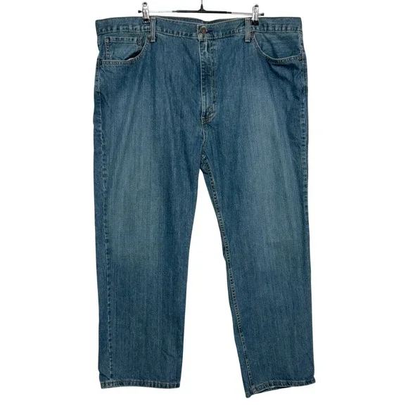 Levis 559 Jeans Mens Measures 46X29 Tag 46x30 Blue Relaxed Straight Workwear