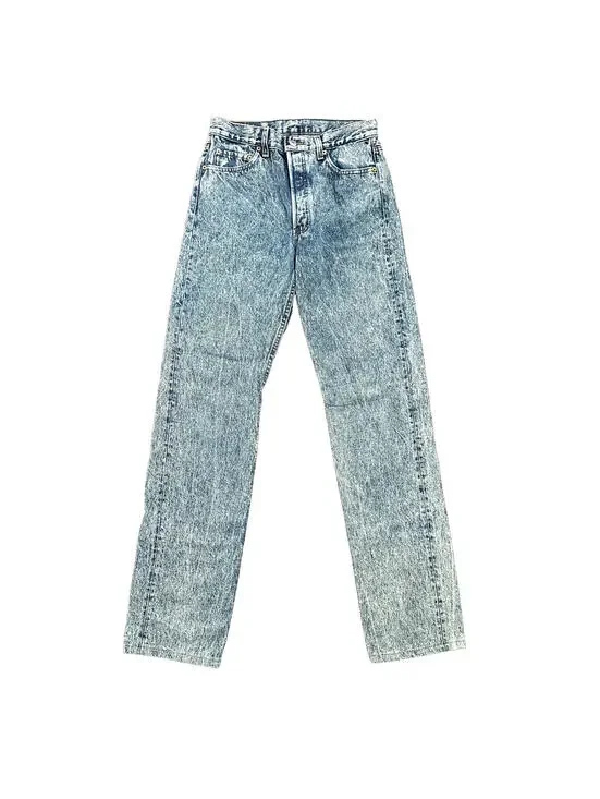 VTG 90s Levis 501 Button Fly 30x36 USA Tag Jeans Straight Acid Wash XX Act 27x32
