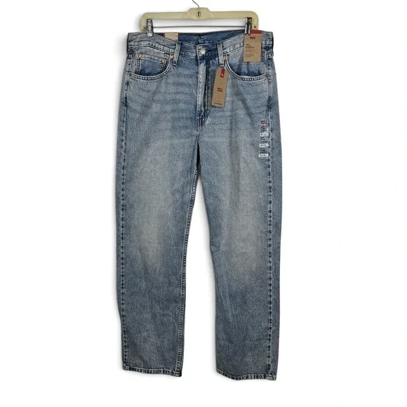 Levi's Jeans Men 32x32 565 Loose Straight Light Wash Denim NEW Classic 90s Style