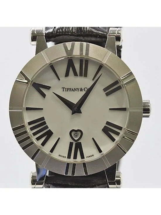Tiffany & Co Atlas Heart Date Quartz White Dial Watches Mtm Watch
