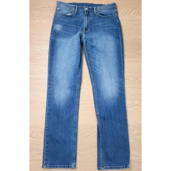 Levis 541 Jeans Mens 34x34 Straight Leg Denim Blue Work Farm Rodeo Comfort Denim