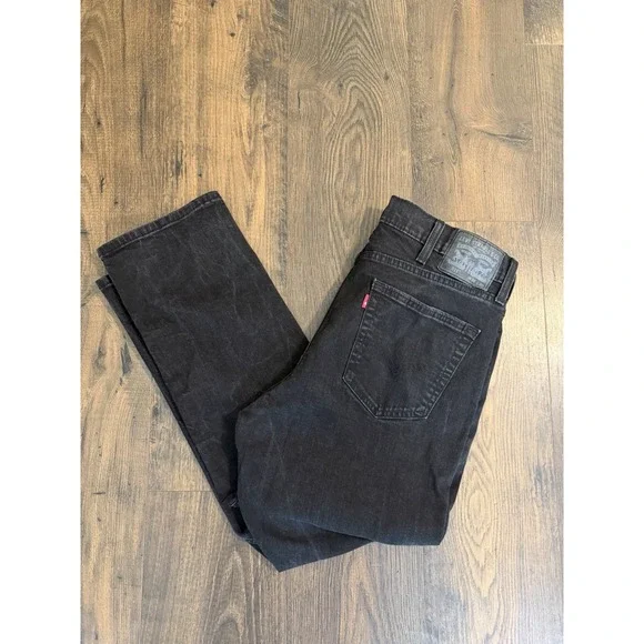 Levi's Men's 511 Slim Flex Fit Black Jeans 38x30