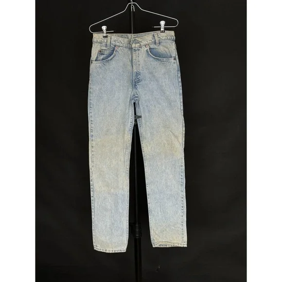 1980's Levi's Vintage Orange Tab Jean Student 30 X 32 Measure 28.5 X 30 USA Made