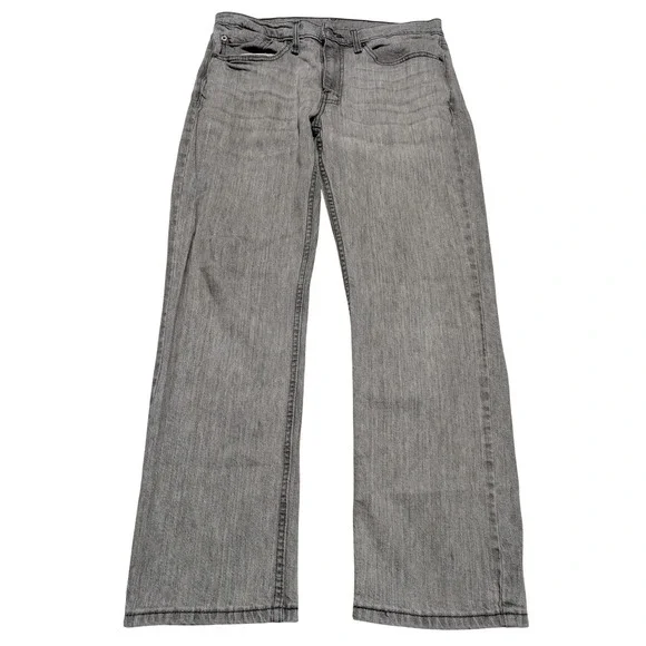 Levis 514 Straight Fit Grey Denim Jeans Mens 34x30 00514-1564 Gorpcore‎ Classic