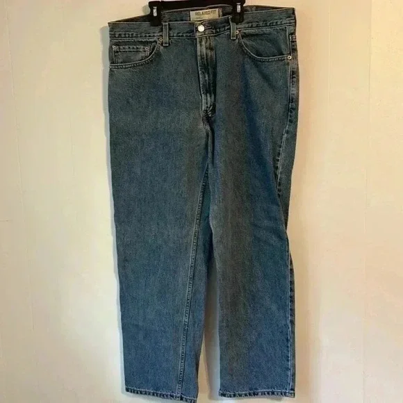Levis‎ 550 Relaxed Fit Jeans Mens 38x30 Medium Wash Blue Denim Tapered Leg 550
