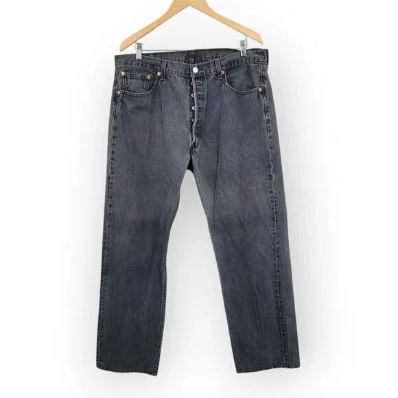 Levi's 501 Vintage Y2K Classic Men's Jeans Faded Black