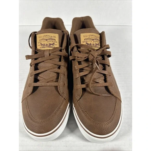 Levi's Mens Avery Synthetic Leather Casual‎ Lace Up Sneaker Shoe 10.5M