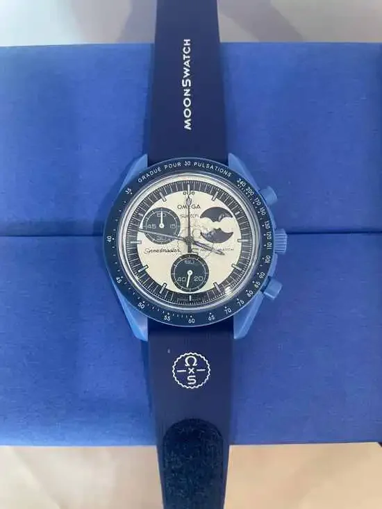 NWOT Swatch x Omega Bioceramic MoonSwatch Mission to the Super Blue Moonphase