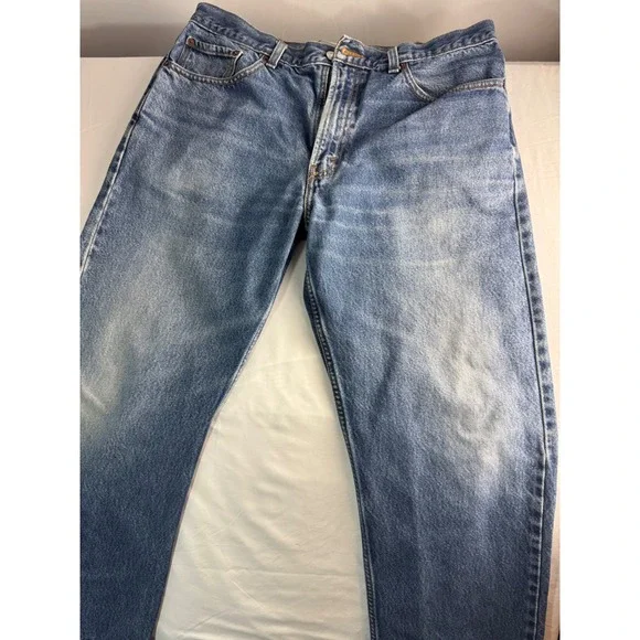 Levi's 505 Regular Fit‎ Blue Denim Jeans Mens W38 L30 Classic Straight Leg