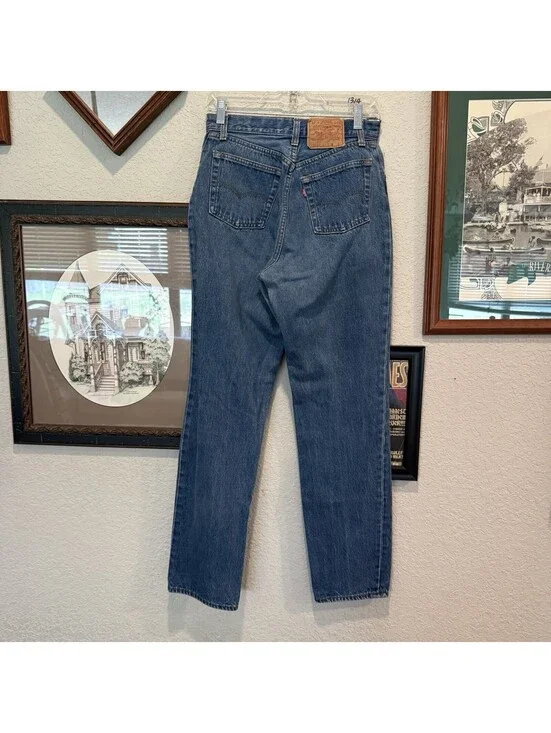Vintage 80s/90s RARE Levi’s 501 STF Men’s 29x32 Blue Denim Jeans Made in USA