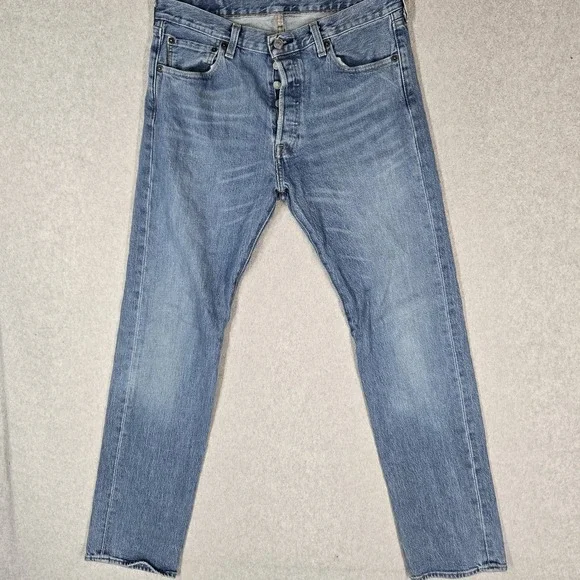 Levi's 501 Men Jeans 32X32 Blue Denim 31