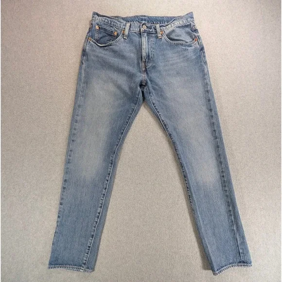 Levi's Lot 512 Premium Big E Selvedge Denim Taper Fit Men's Jeans Blue 32x32