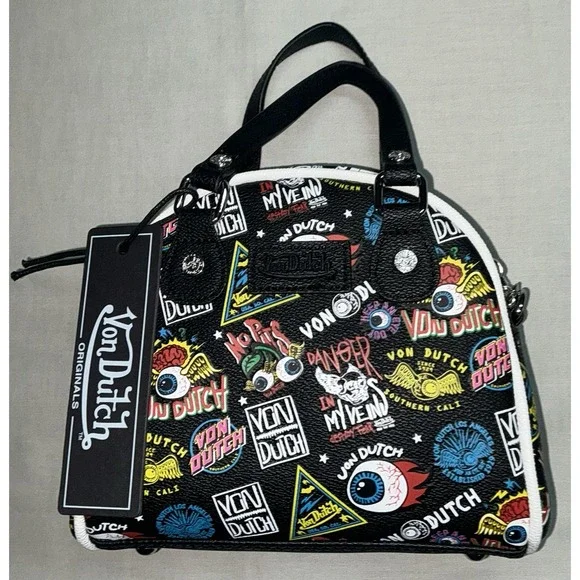 Von Dutch Hanna Bag Black Jax New With Tags