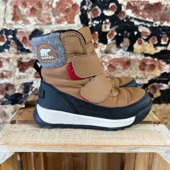 Sorel Waterproof Brown Winter Snow Boots Toddler 9 Classic
