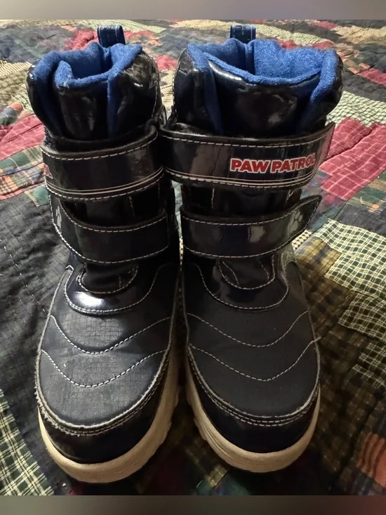 Paw Patrol Navy Blue Kids Winter Boots