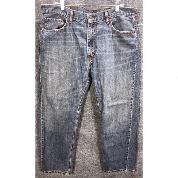 Levi's 505 Mens‎ W40 L30 Regular Fit Blue Denim Jeans
