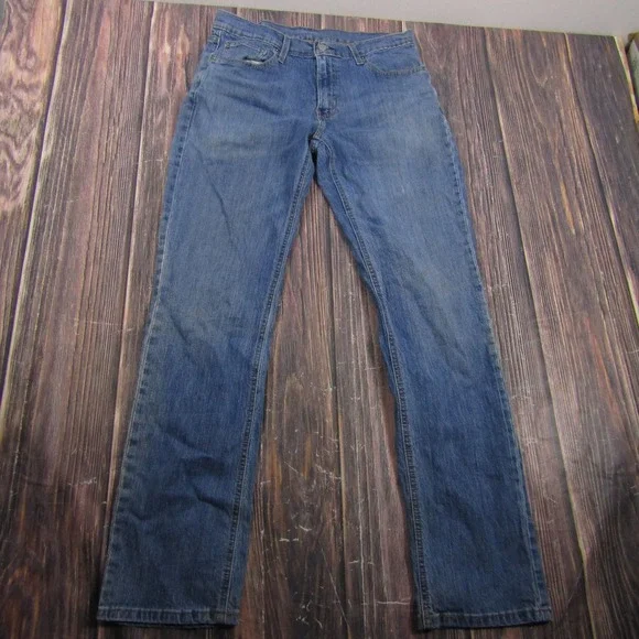 Levi's 541 Athletic Taper Jeans Mens 32x34 Blue Medium Wash Stretch Denim