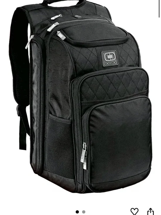 OGIO EPIC Black Compact Travel Backpack with Front Organizer