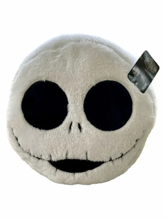Disney Nightmare Before Christmas Jack Skellington Pillow White Black