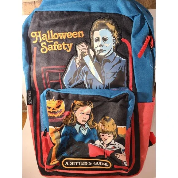 Halloween Safety A Sitters Guide Michael Myers Backpack by Steven Rhodes NEW