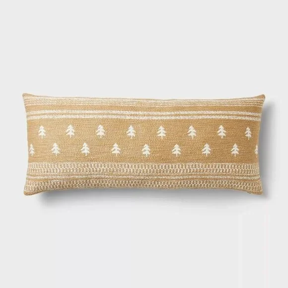 Lumbar Woven Tree Pillow Camel‎ – Threshold Studio McGee, Target Christmas 2023
