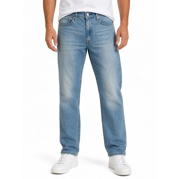 Levis 559 Relaxed Straight Leg Jeans Mens 32x30 Light Wash Blue 00559-0363