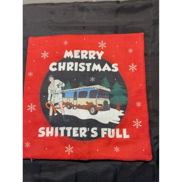 Christmas‎ Vacation Pillow Shitter's Full Decorative Throw Pillow 16
