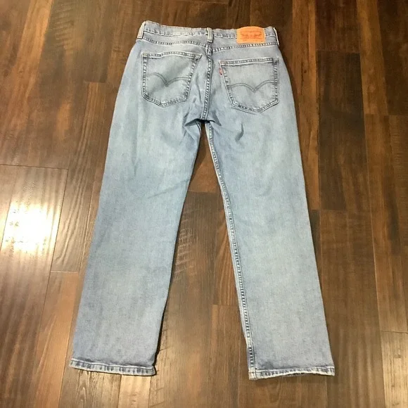 Levis 514 Straight Fit Mens Jeans Light Wash Blue Denim 31x30 00514-1713