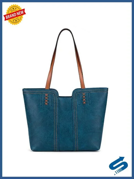 Top Handle Satchel Purse Tote Bag Women Vegan Leather Shoulder Bag