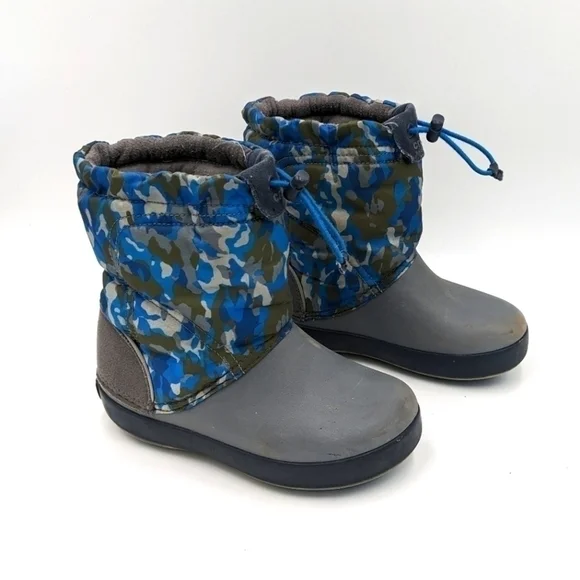 Crocs Camo Camouflage Lined Boot 11T