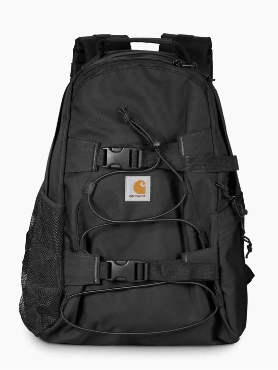 Carhartt Black Backpack with Orange Logo