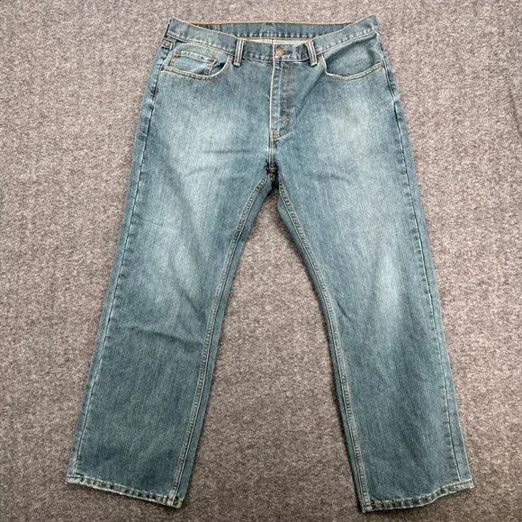 Levis 559 Relaxed Straight Mens Jeans 36 Medium Wash Blue‎ Denim work jeans