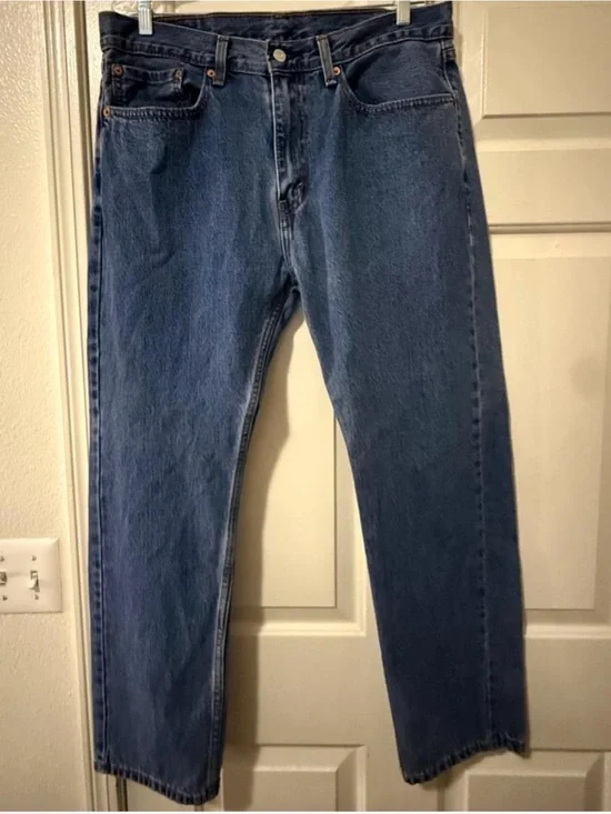 Levi's Men's Dark Blue Straight Jeans