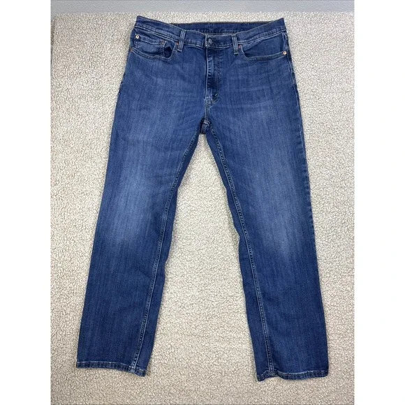 Levi's 559 Jeans Men's 38x32 Blue Medium Wash Denim Relaxed Straight Fit
