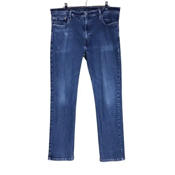 Levi’s 514 Jeans Men’s W38 L32 Blue Wash Straight Fit Cotton Stretch Denim