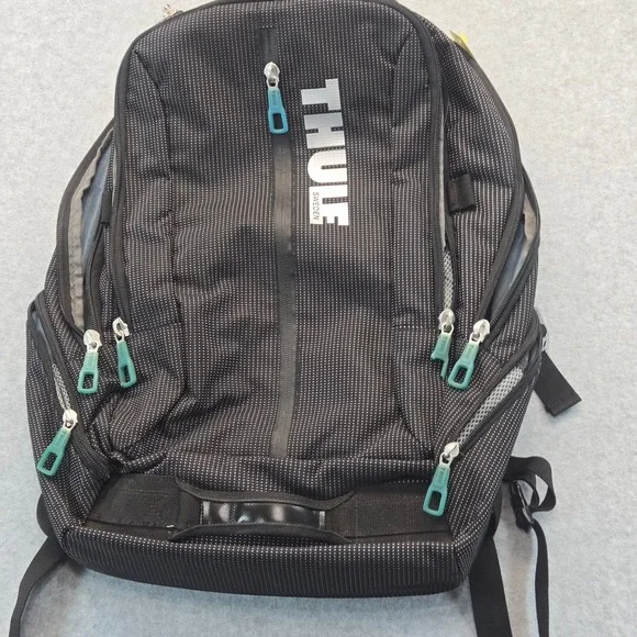 Thule Crossover 32L Laptop Backpack Black White Dot TCBP-417 Travel Daypack