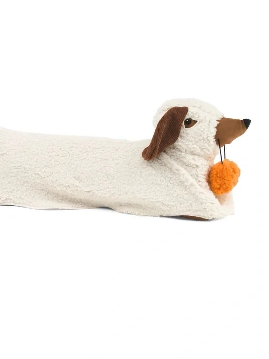 Daschund Halloween Ghost Pillow