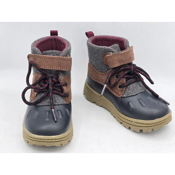 Carter's Toddler Boy's Winter‎ Duck Boots #CF22H08H Navy Blue Size 9M