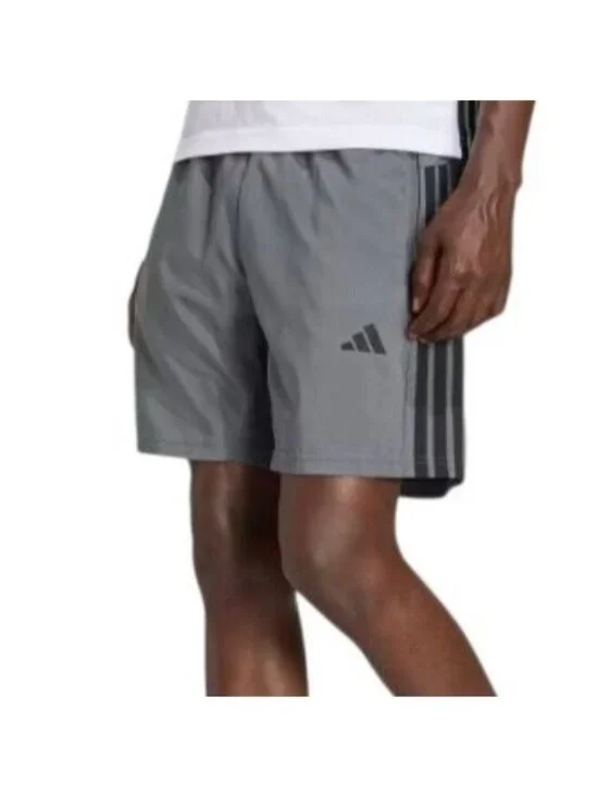 NWT Adidas Men's XL Gray Active Track Shorts Polyester Elastic Waistband