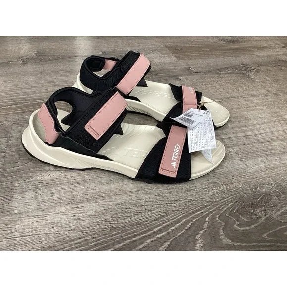 New Adidas Mens 12 Pink Terrex Hydroterra Sandals JQ2239 Slip On NEW NWT