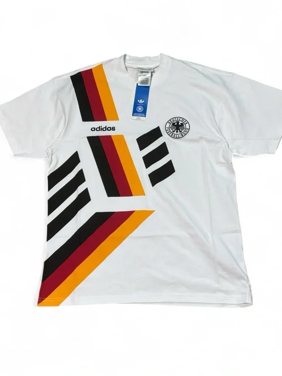 Adidas X German national team 1990’s remake lifestyle graphic tee.