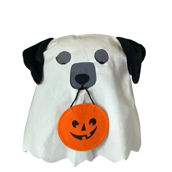 Targets Bullseye in Ghost Costume soft throw pillow Halloween