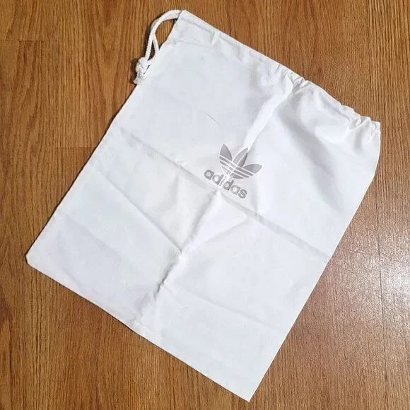 Adidas Originals X Daniel Arsham Fine Fabric Dustbag White Grey Trefoil New