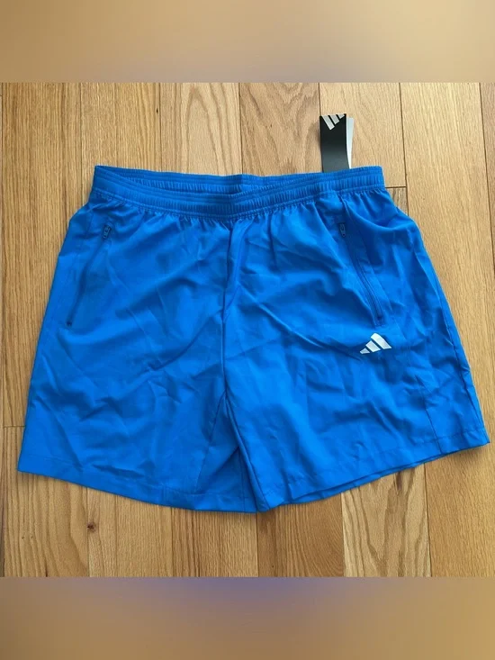 NWT Adidas blue shorts men XL