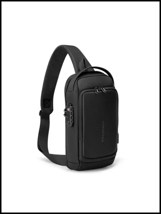 Waterproof Anti-Theft Sling Crossbody Backpack for Men Travel Daypack with TSA