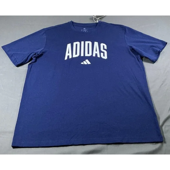 Adidas Mens M Collegiate T Graphic T-Shirt Dark Blue XL JM6417