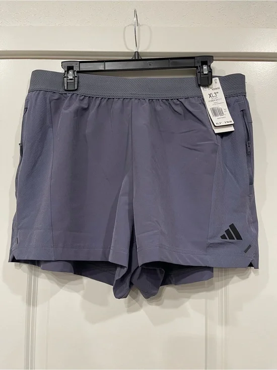adidas Men's Slate Gray Athletic Shorts