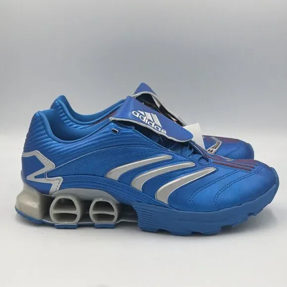 Adidas Men's Predator Megaride Metallic Blue Lifestyle New Shoes JI3515 size 10